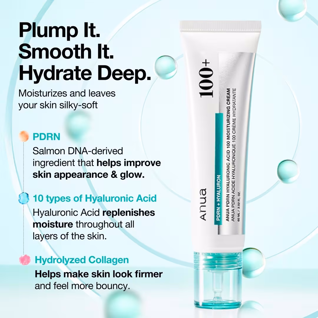 PDRN Hyaluronic Acid 100 Moisturizing Cream