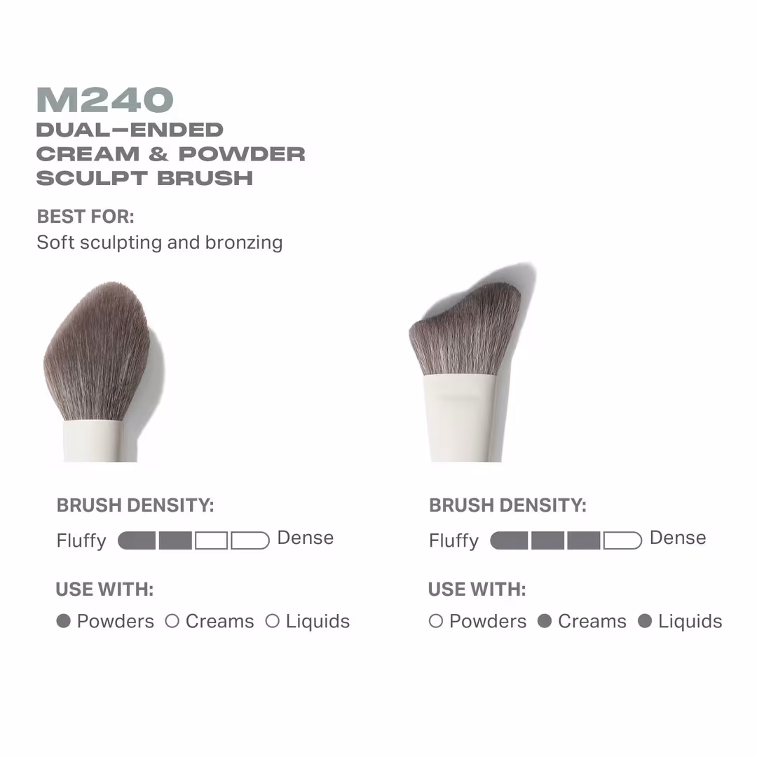M240 Dual-Ended Cream & Powder Sculpt Brush