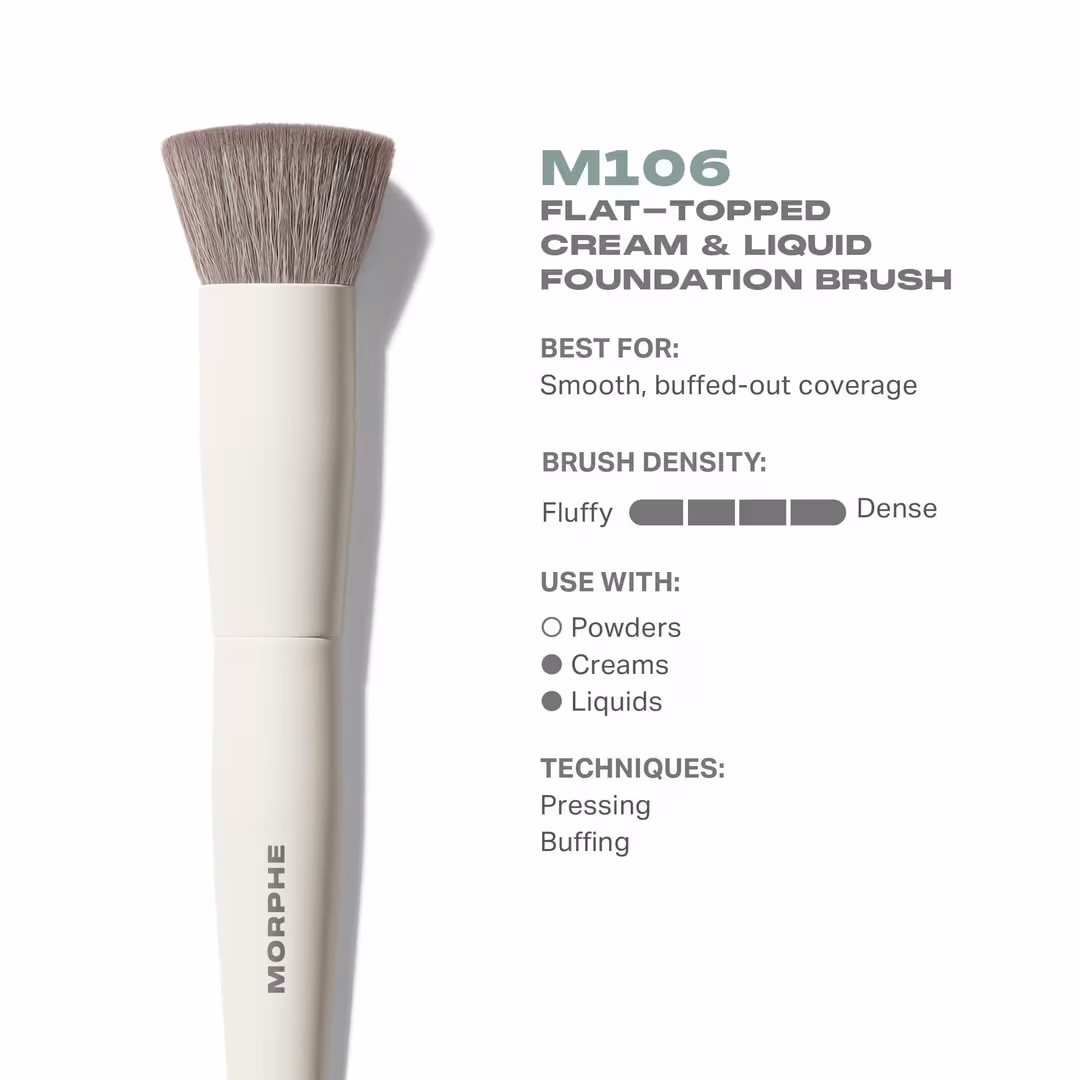 M106 Flat-Topped Cream & Liquid Foundation Brush