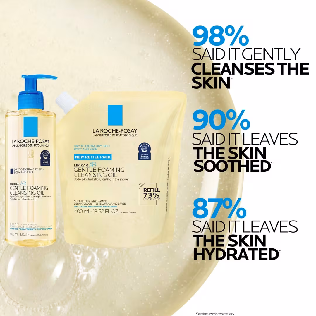 Lipikar AP+ Gentle Foaming Cleansing Oil
