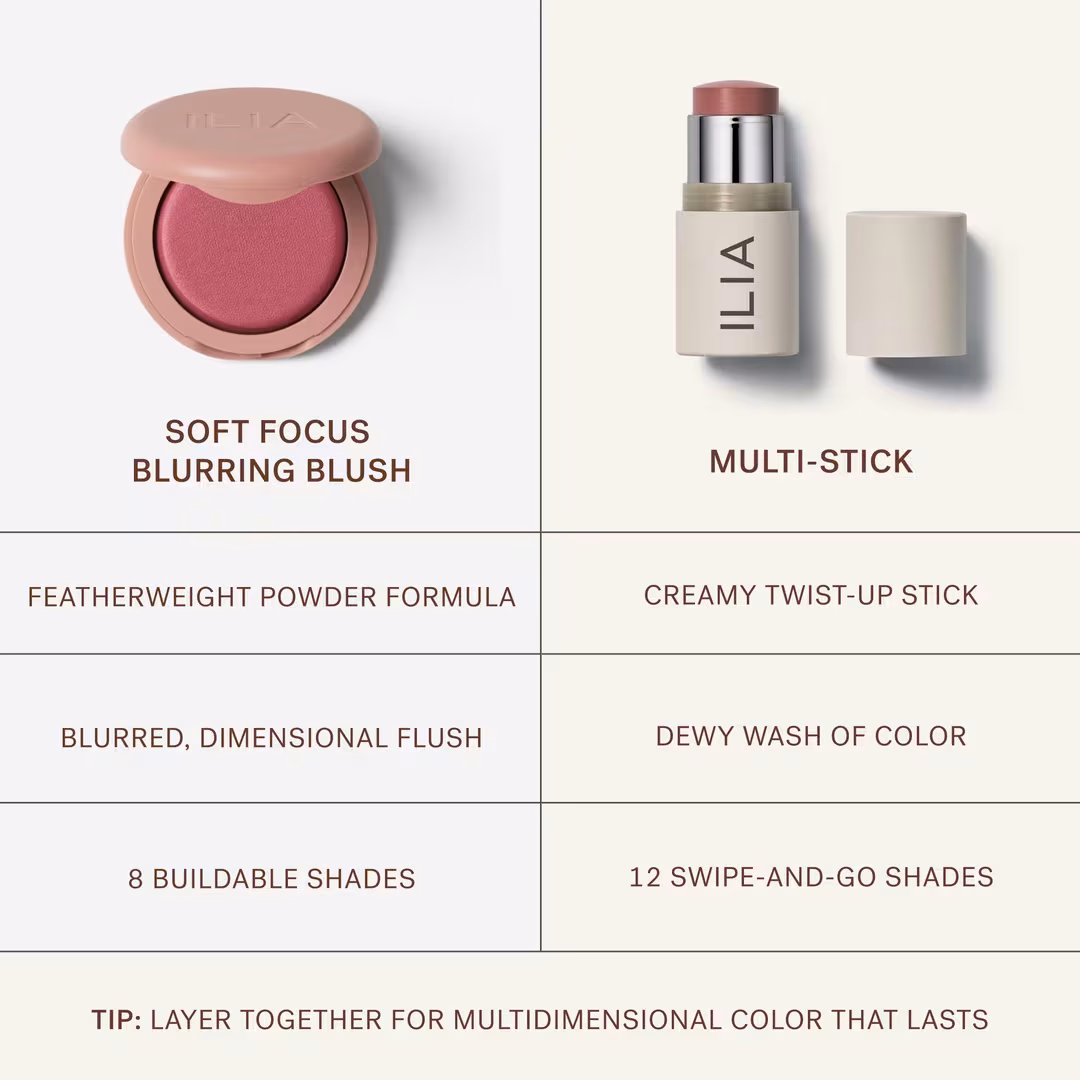 Soft Focus Blurring Blush - Talc-Free Powder Blush