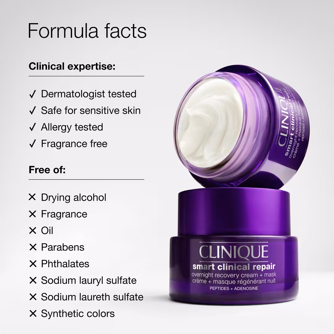 Smart Clinical Repair Overnight Recovery Face Cream + Mask