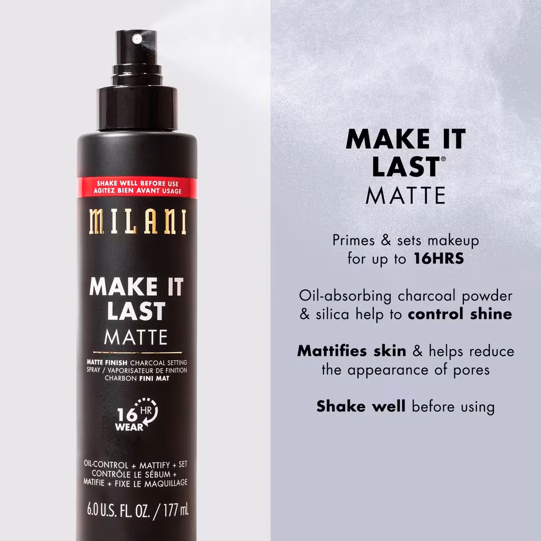 Make It Last Matte - Matte Finish Charcoal Setting Spray