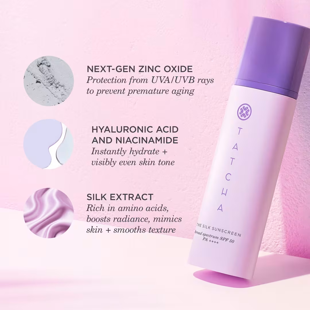 The Silk Sunscreen SPF 50 Weightless Mineral Sunscreen