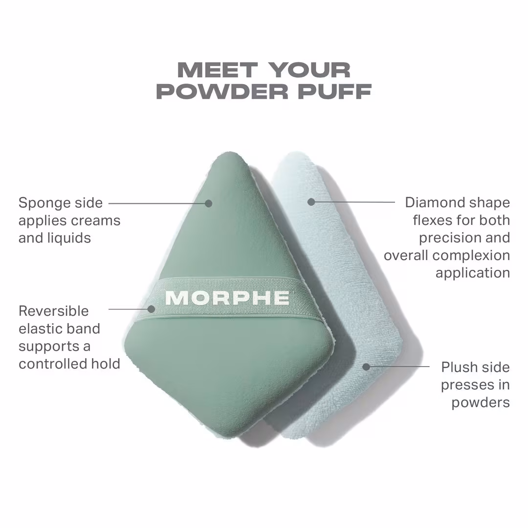 To the Point Dual-Sided Powder Puff