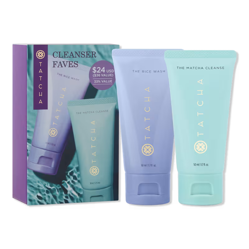 Cleanser Favorites: Rice Wash & Matcha Cleanser Value Set