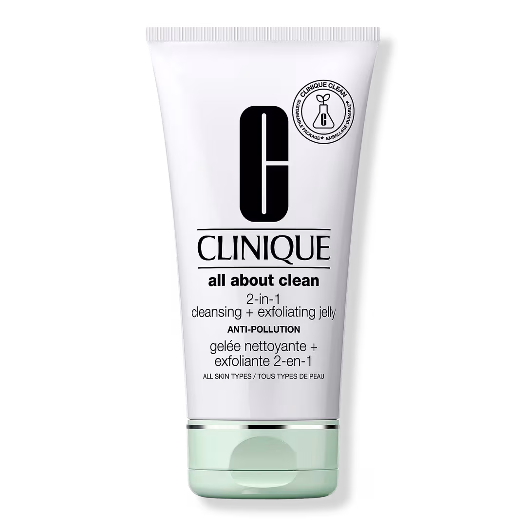 All About Clean 2-in-1 Face Cleansing + Exfoliating Jelly Cleanser with Salicylic Acid