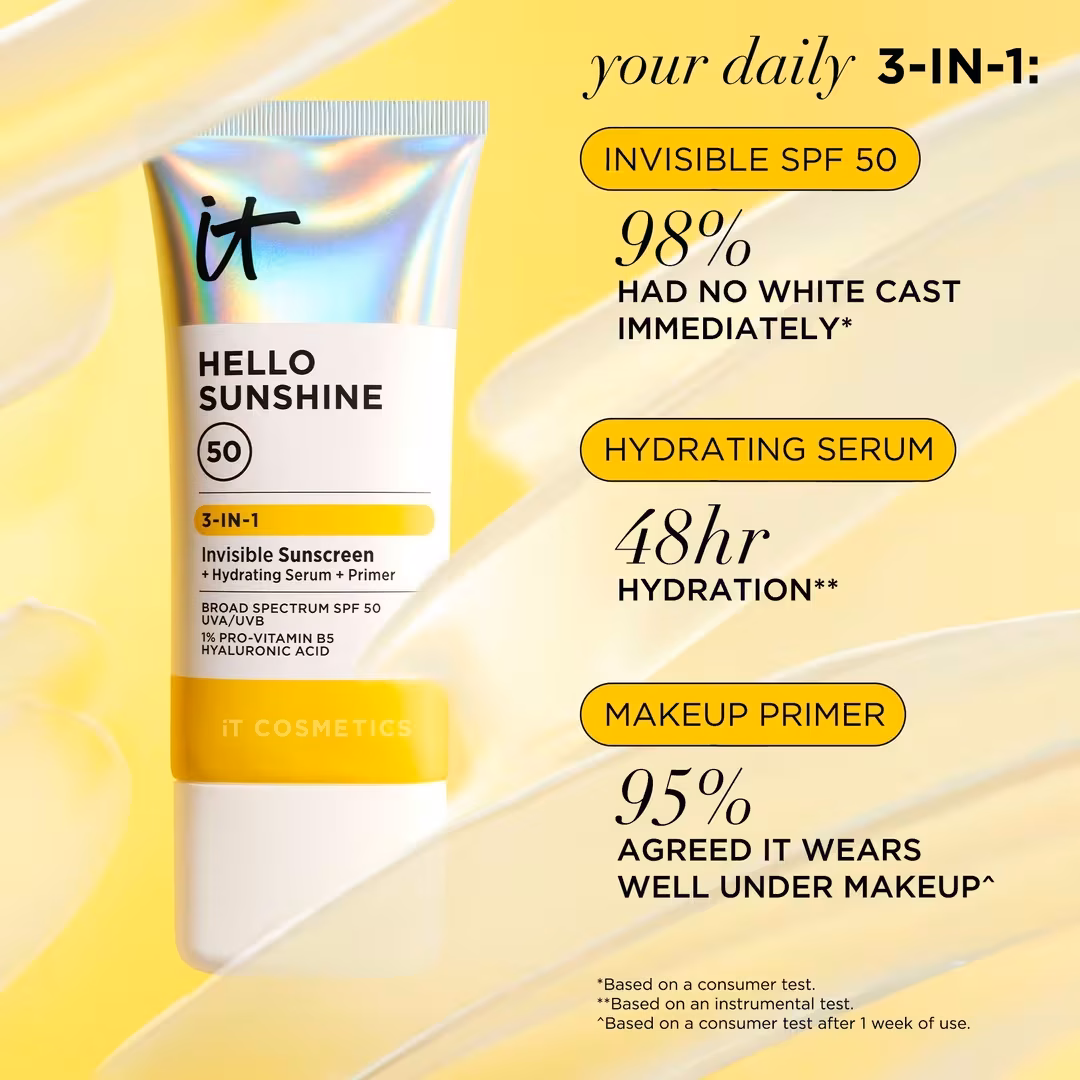 Hello Sunshine Invisible Sunscreen For Face SPF 50
