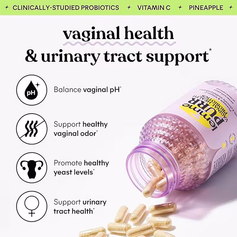 Vaginal odor & PH balance probiotic capsules 