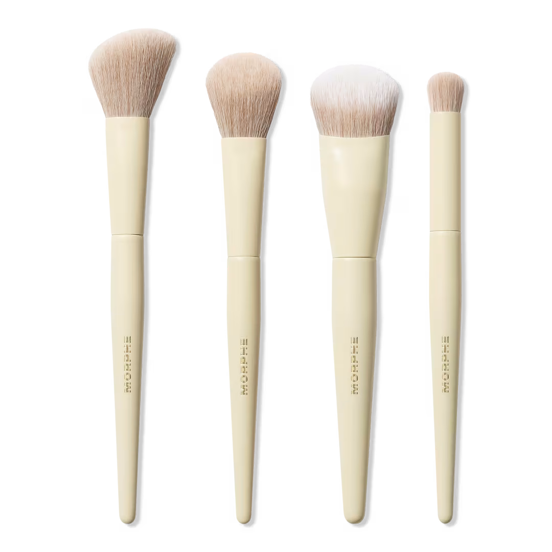 Buttery Blends 4-Piece Face Brush Set